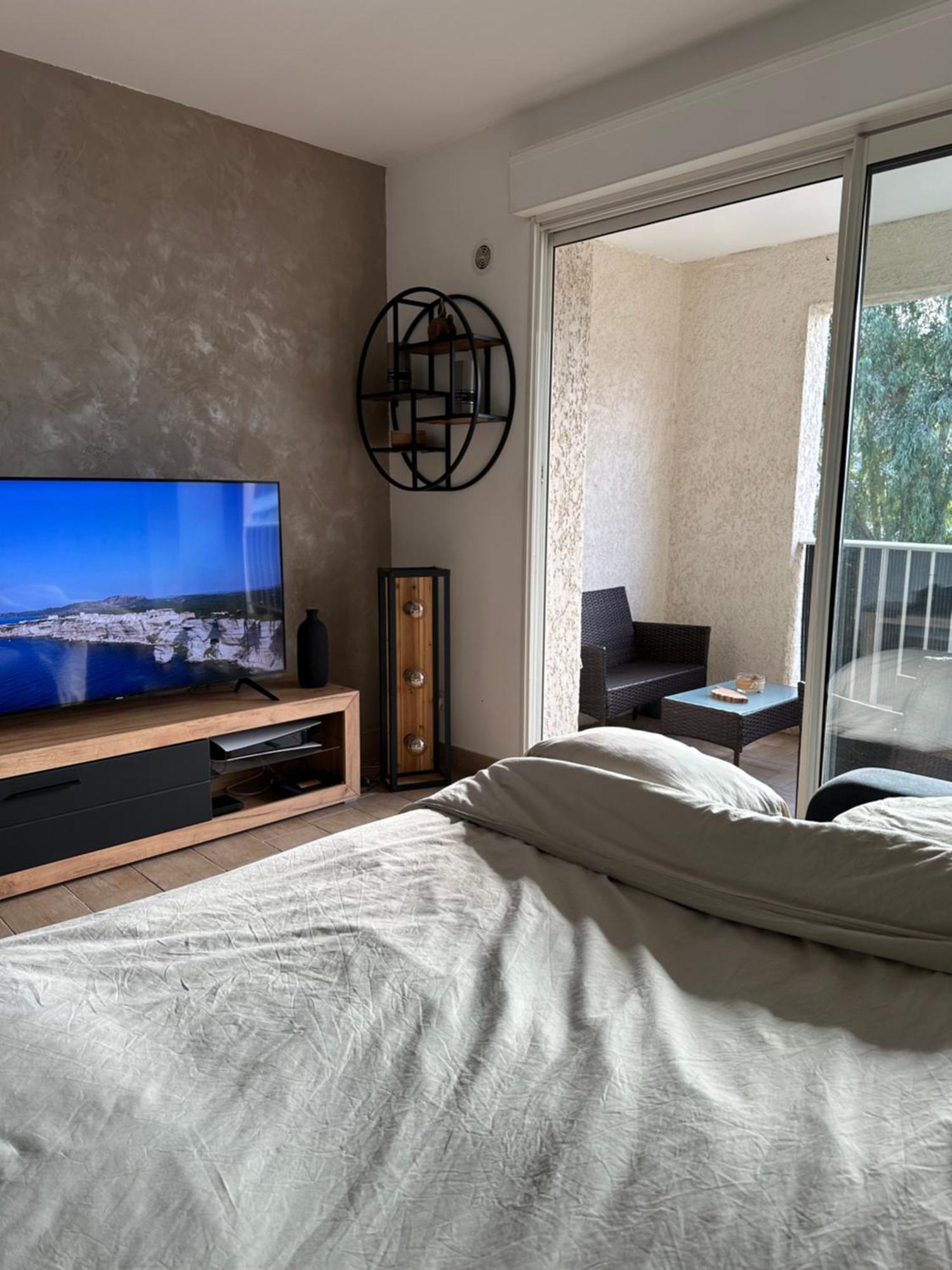 Appartement T2 - Vue Montagne Biguglia  Bagian luar foto
